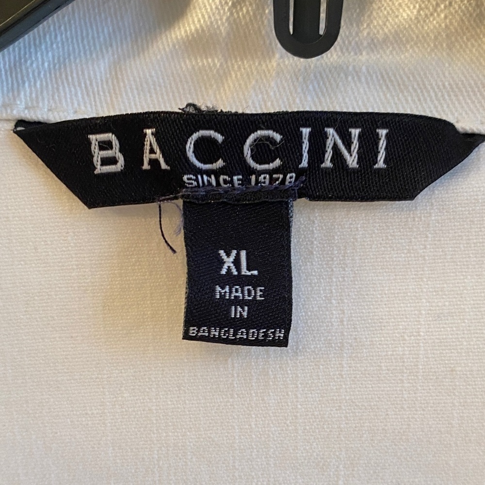 Baccini Women's Crisp White Jean Jacket - Picture 3 of 6